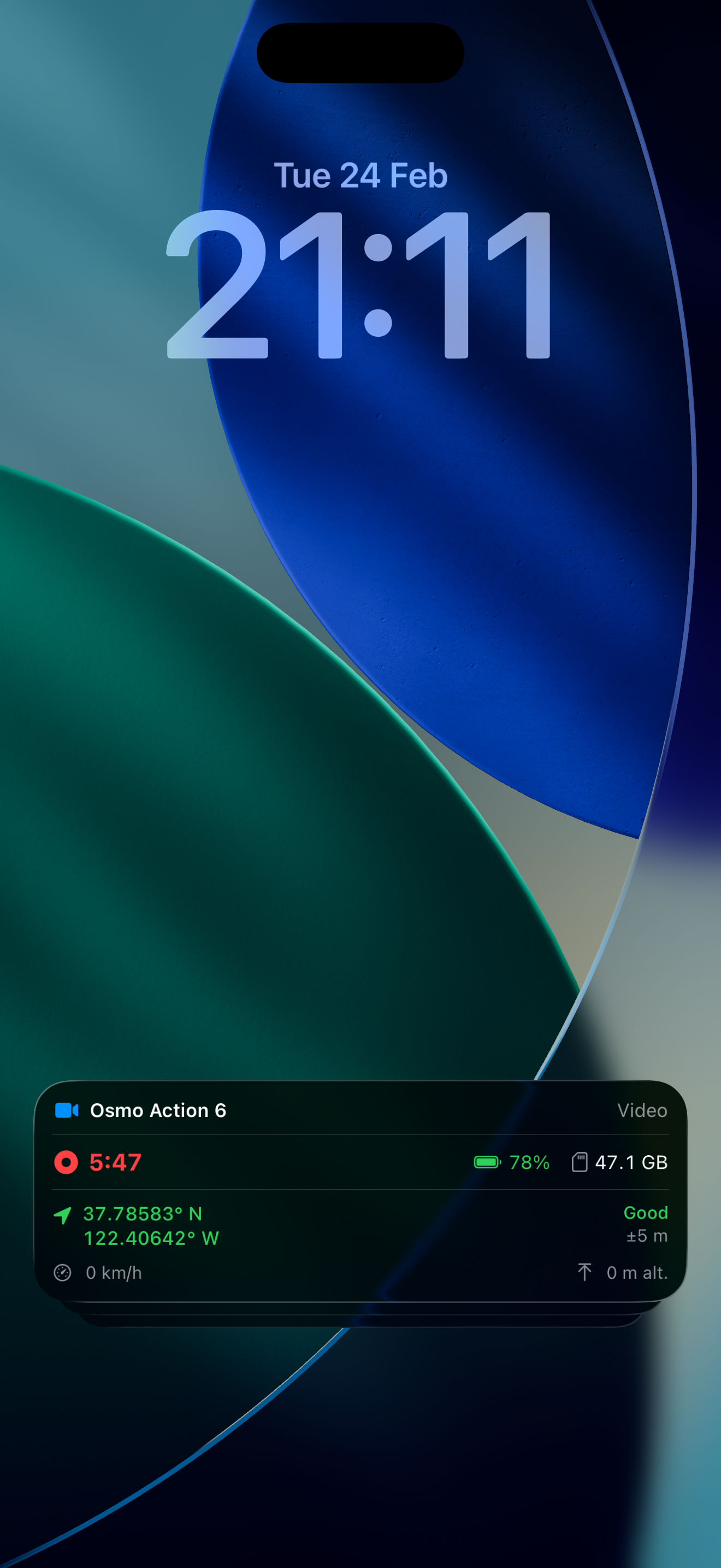 Lock screen Live Activity